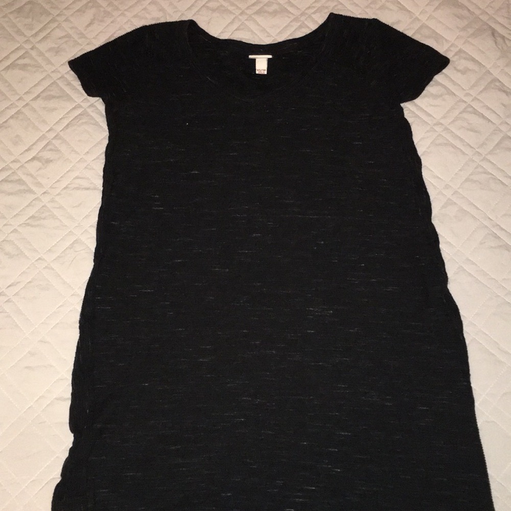 Black T shirt dress
